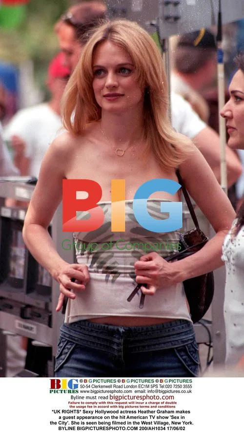 Heather Graham on 'Sex in the City' set