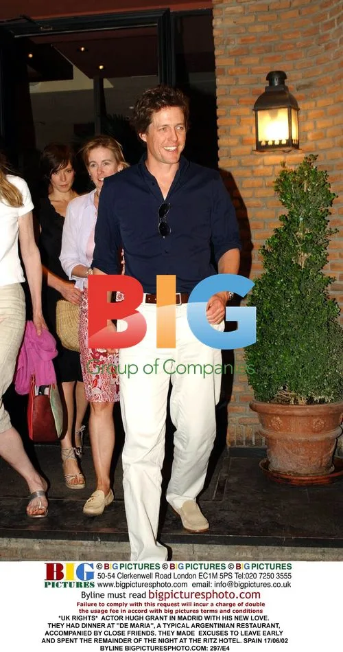 ACTOR HUGH GRANT IN MADRID WITH NEW LOVE