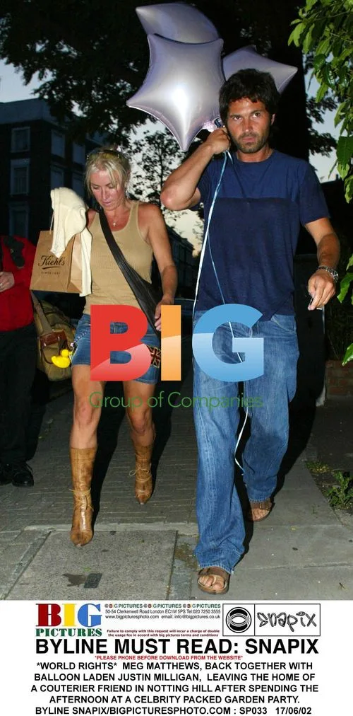 Meg Matthews and Justin Milligan Leaving Party