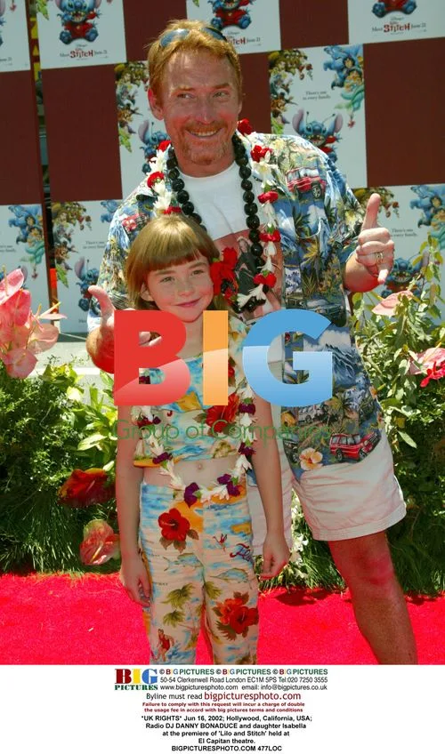 Danny Bonaduce and daughter at 'Lilo & Stitch' premiere