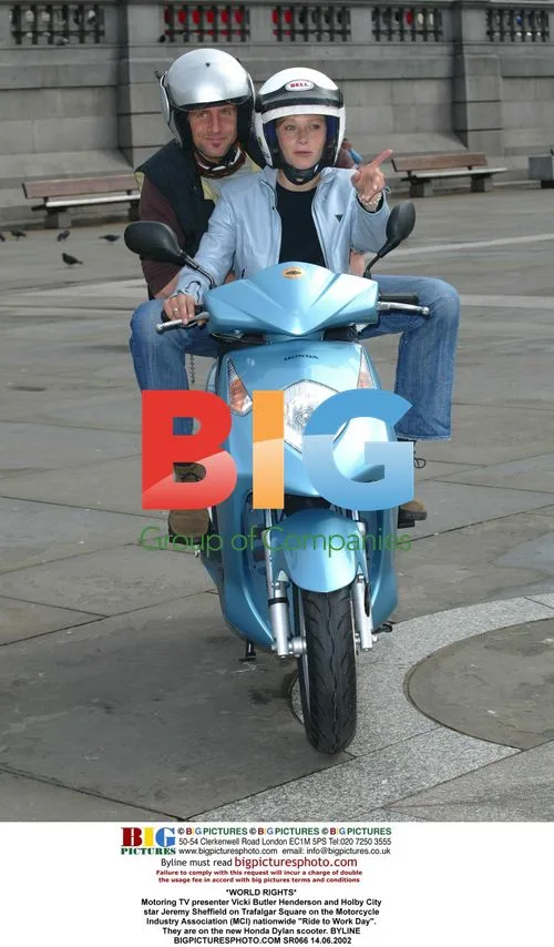 Vicki Butler Henderson and Jeremy Sheffield promote Ride to Work Day