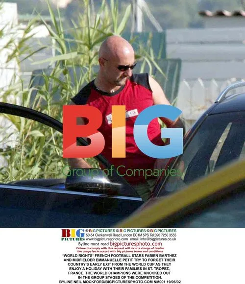 Barthez and Petit on St. Tropez holiday