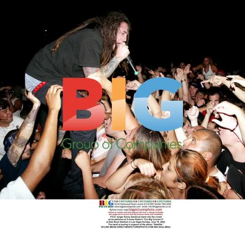 P.O.D. singer Sonny Sandoval performs at concert