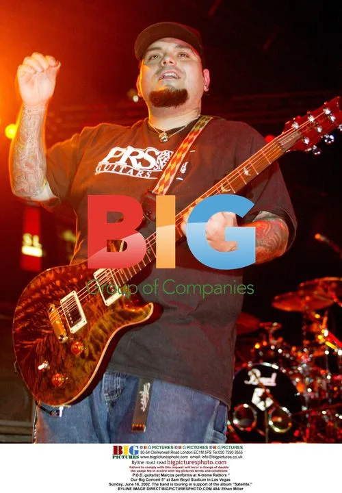 P.O.D. guitarist Marcos performs at X-treme Radio concert
