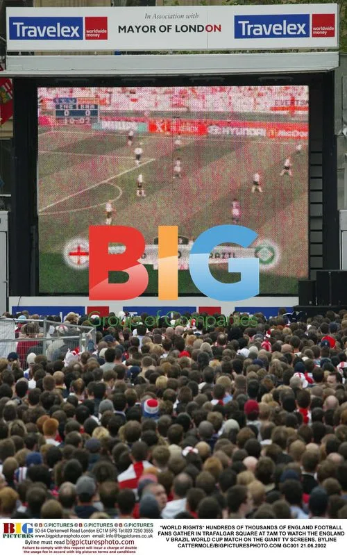 England Fans Gather for World Cup Match
