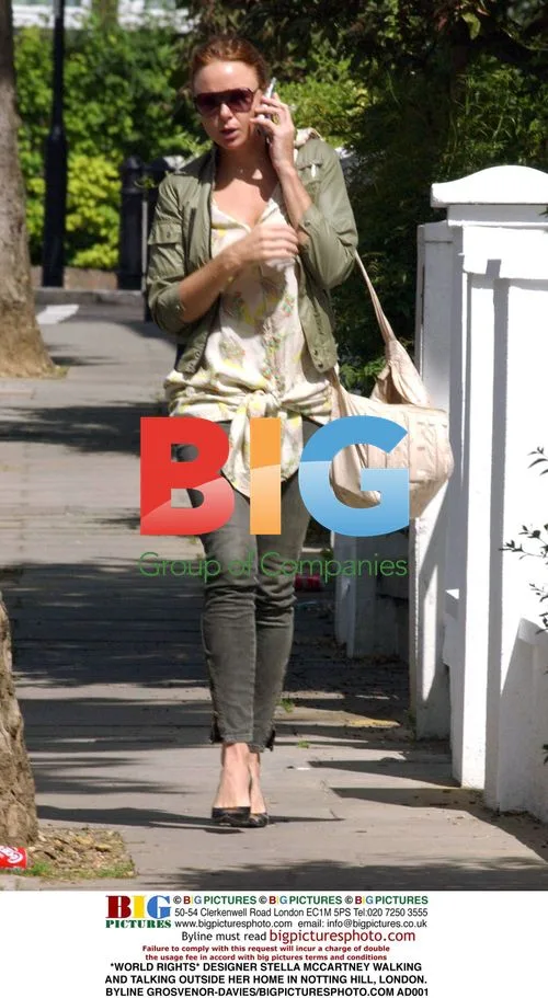 Stella McCartney outside her London home