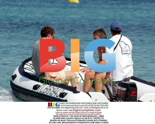 Duke of Marlborough Boards Boat in St. Tropez