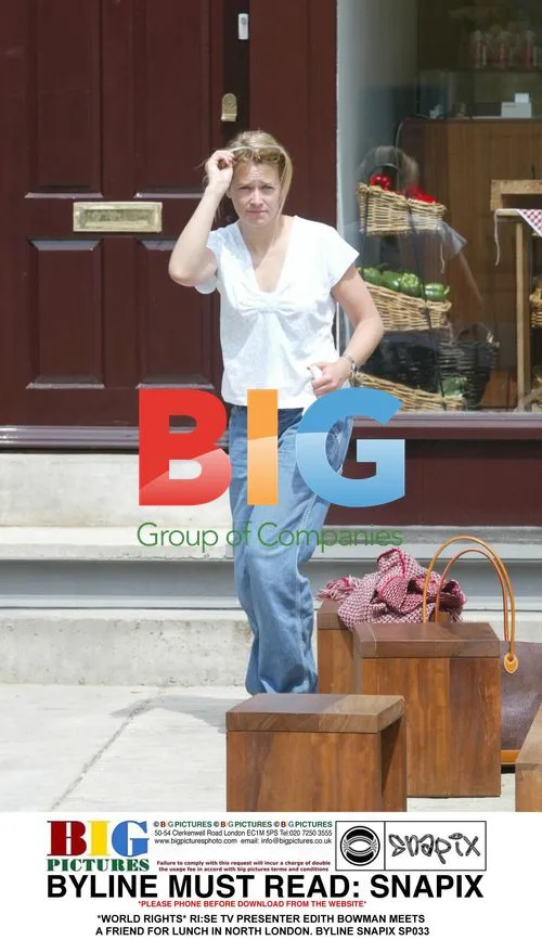 Edith Bowman Lunches with Friend in North London