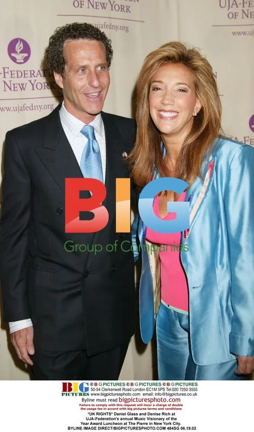 Daniel Glass and Denise Rich at UJA-Federation Award Luncheon