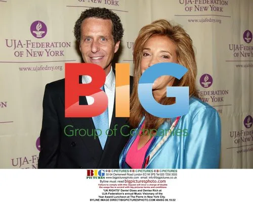 Daniel Glass and Denise Rich at UJA-Federation Event
