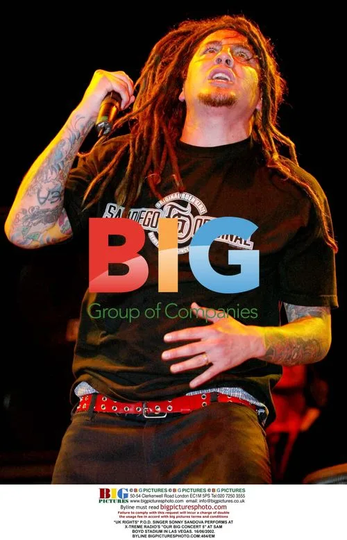 P.O.D. singer Sonny Sandova performs at Our Big Concert 5