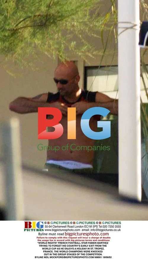 Fabien Barthez Enjoys St. Tropez Holiday