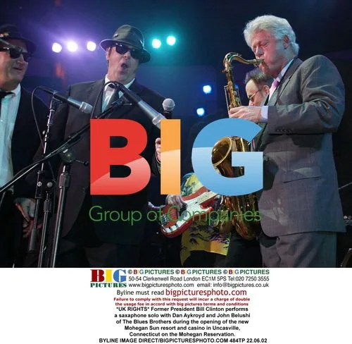Bill Clinton Performs with The Blues Brothers