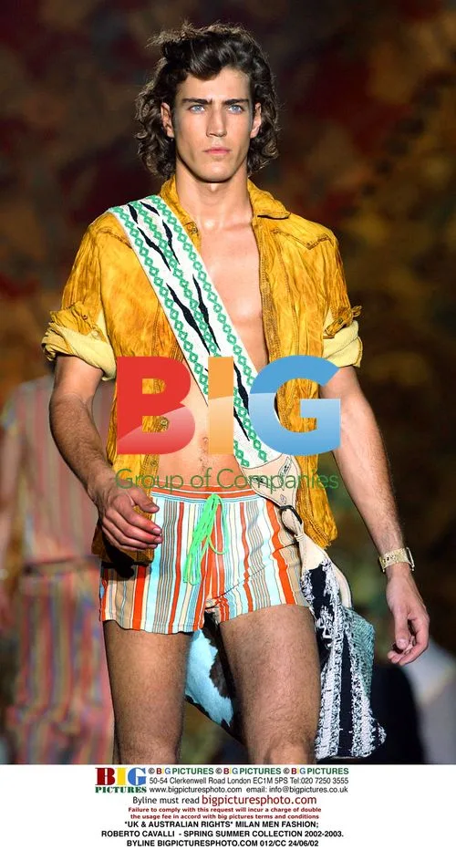 Roberto Cavalli Spring/Summer 2002 Menswear