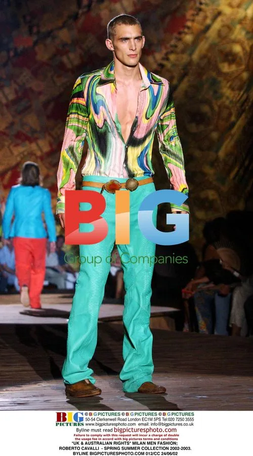 Roberto Cavalli Spring/Summer 2002-2003 Menswear Show