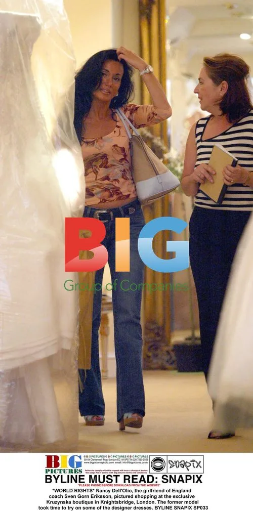 Nancy Dell'Olio Shopping at Kruzynska Boutique