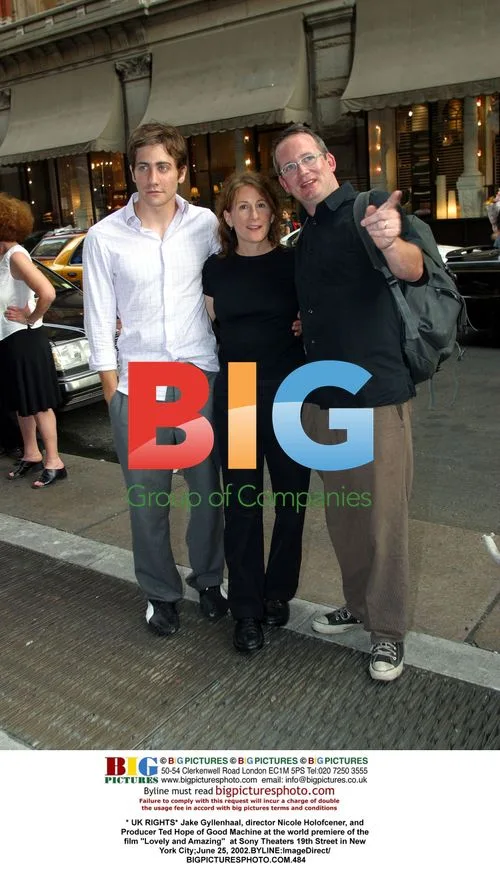 Jake Gyllenhaal, Nicole Holofcener, and Ted Hope at "Lovely and Amazing" premiere