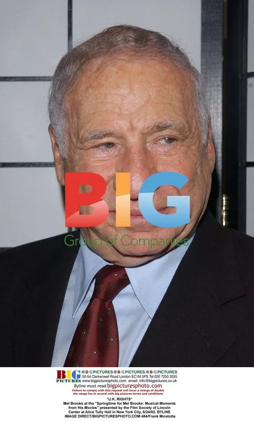 Mel Brooks Backstage Before "Springtime for Mel Brooks"