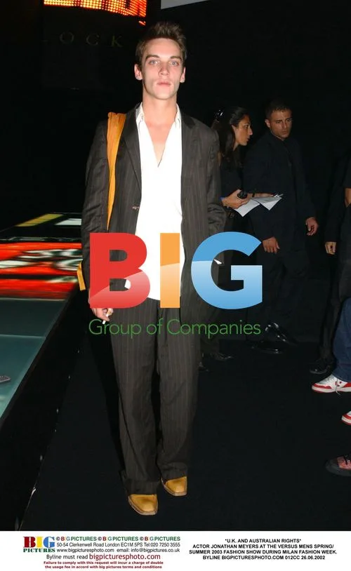 Jonathan Meyers at Versus Men's Fashion Show
