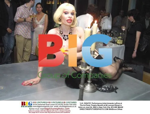 Amanda LaPore at The Art Party Theatre Benefit