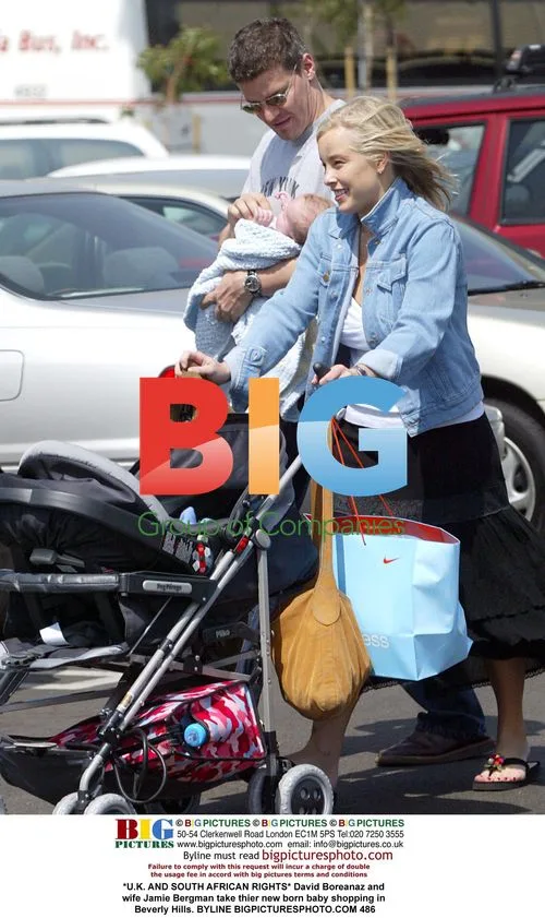 David Boreanaz and wife out with newborn