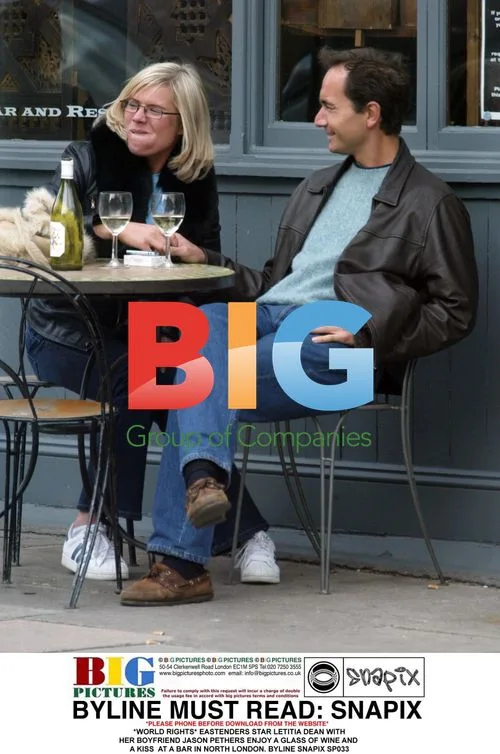 Letitia Dean and Jason Pethers at North London Bar