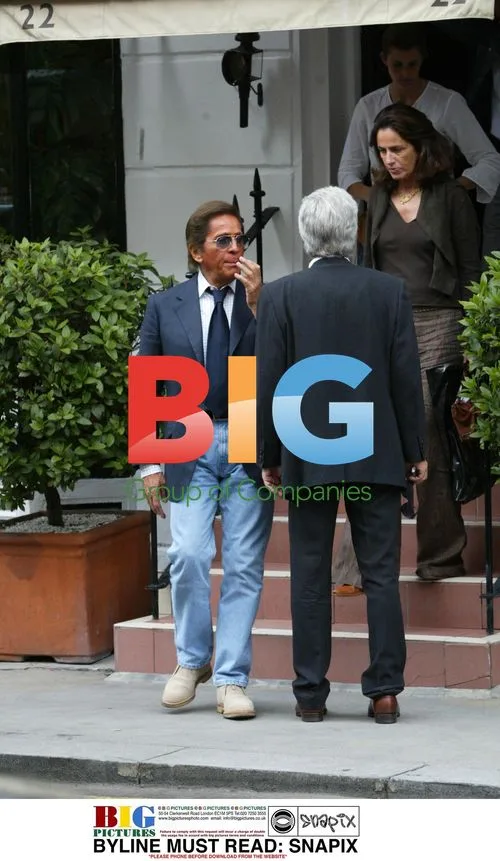VALENTINO and ROSARIO NADAL leaving London restaurant
