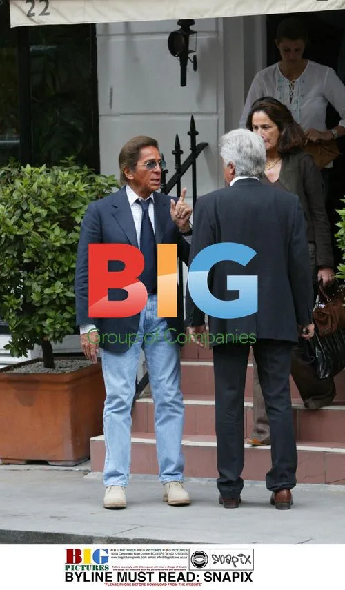 VALENTINO and ROSARIO NADAL leave London restaurant