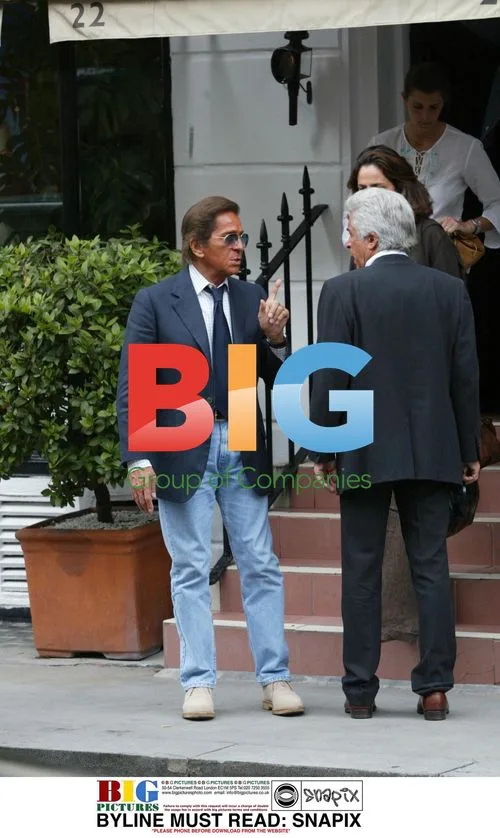 VALENTINO and ROSARIO NADAL leaving London restaurant