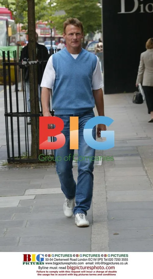 Footballer Teddy Sheringham in West London