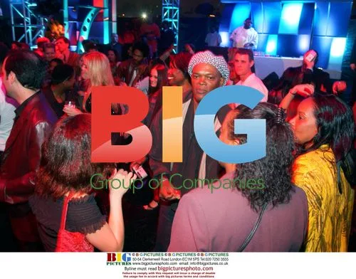 Samuel L. Jackson at Men In Black II premiere party