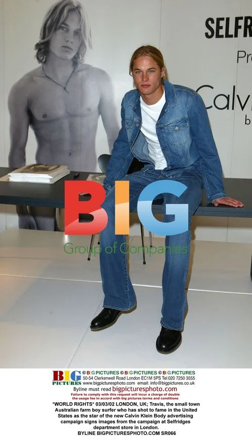 Travis signs Calvin Klein Body ads at Selfridges