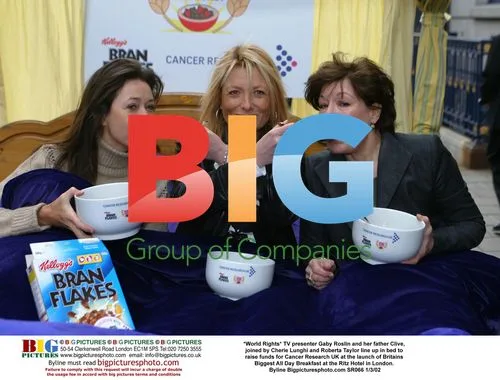 Celebrities join Gaby Roslin for charity breakfast