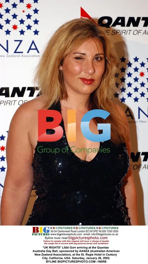Libbi Gorr at Quantas Australia Day Ball