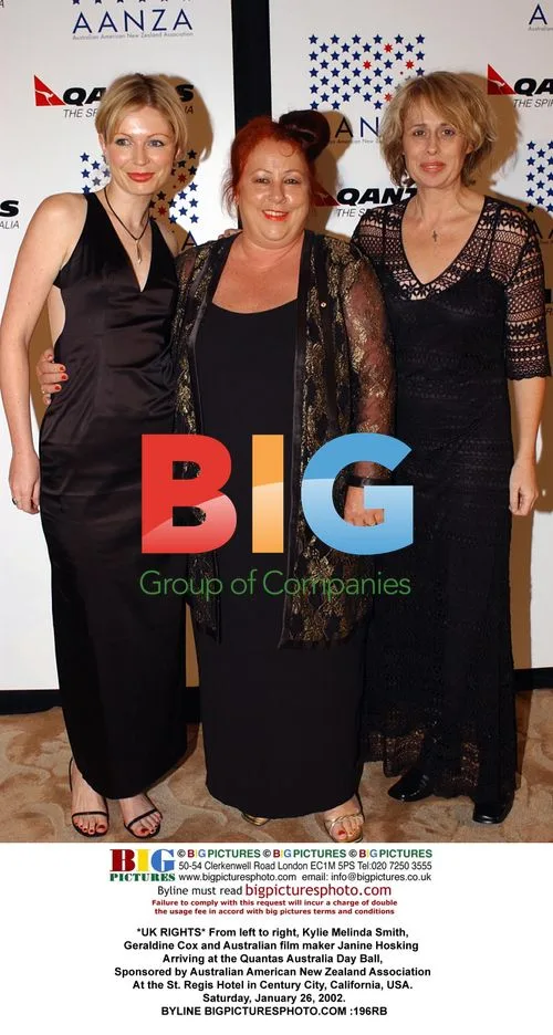 Kylie Melinda Smith, Geraldine Cox and Janine Hosking at Quantas Australia Day Ball