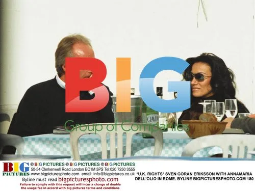 Sven Goran Eriksson and Annamaria Dell'Olio in Rome