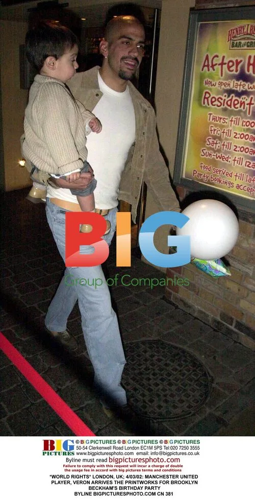 Veron Arrives at Brooklyn's Birthday Party