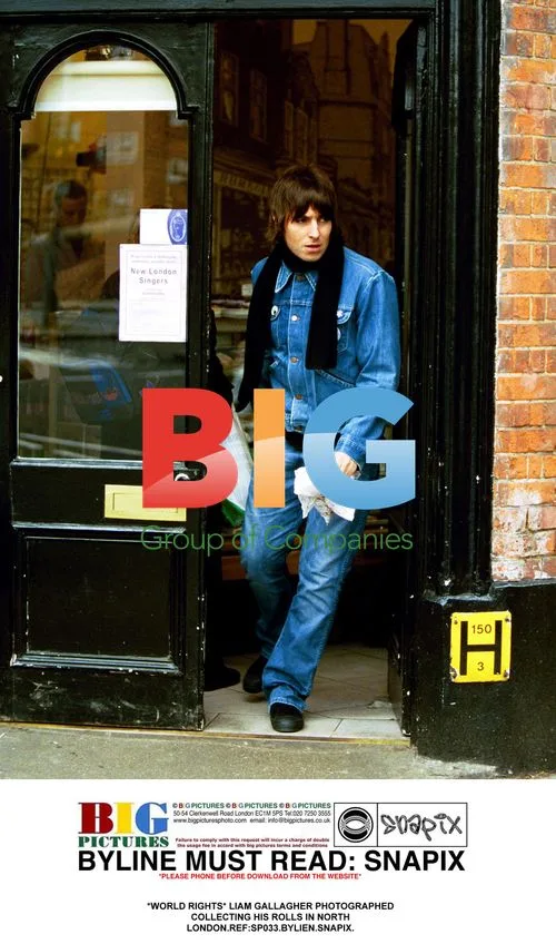 Liam Gallagher Collects Rolls in North London