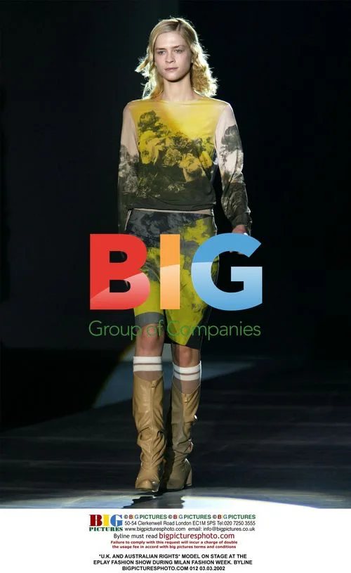 Model on stage at Eplay fashion show