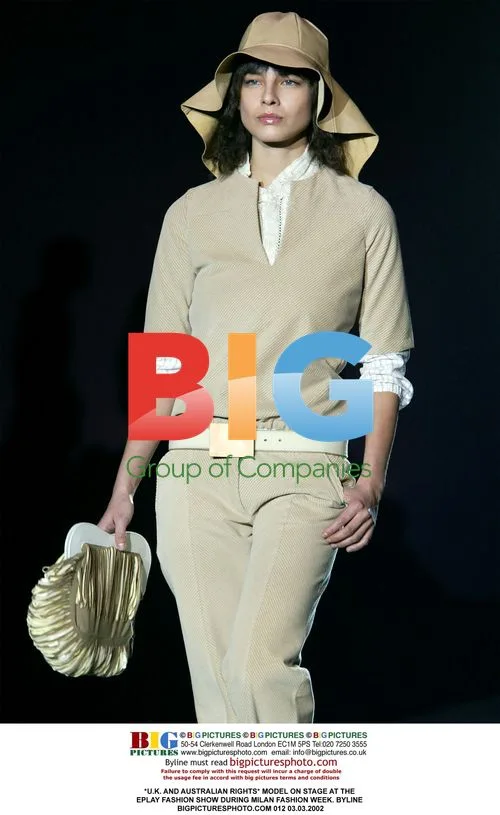 Model on stage at ePlay fashion show