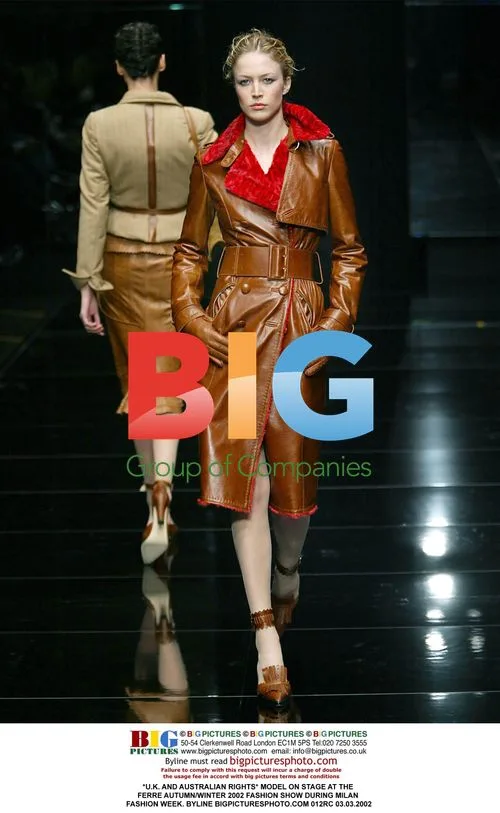 Model at Ferre Fashion Show in Milan
