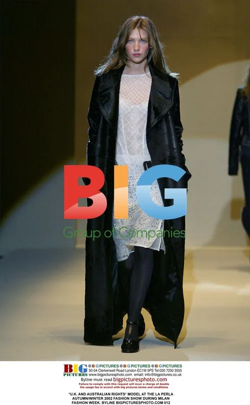 Model at LA Perla AW 2002 Fashion Show