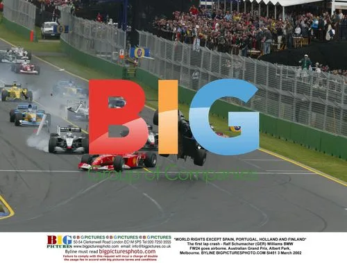 Ralf Schumacher Airborne Crash at Australian GP