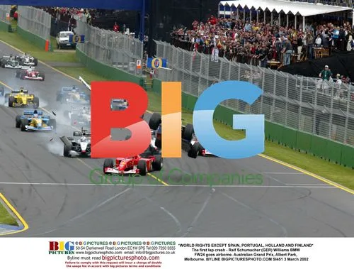 Ralf Schumacher's Crash at 2002 Australian GP