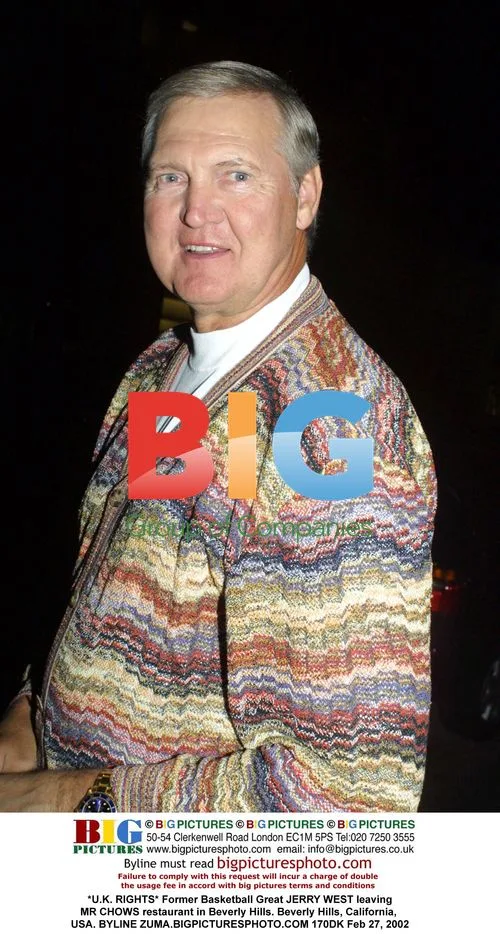 Jerry West Leaving Mr Chows in Beverly Hills