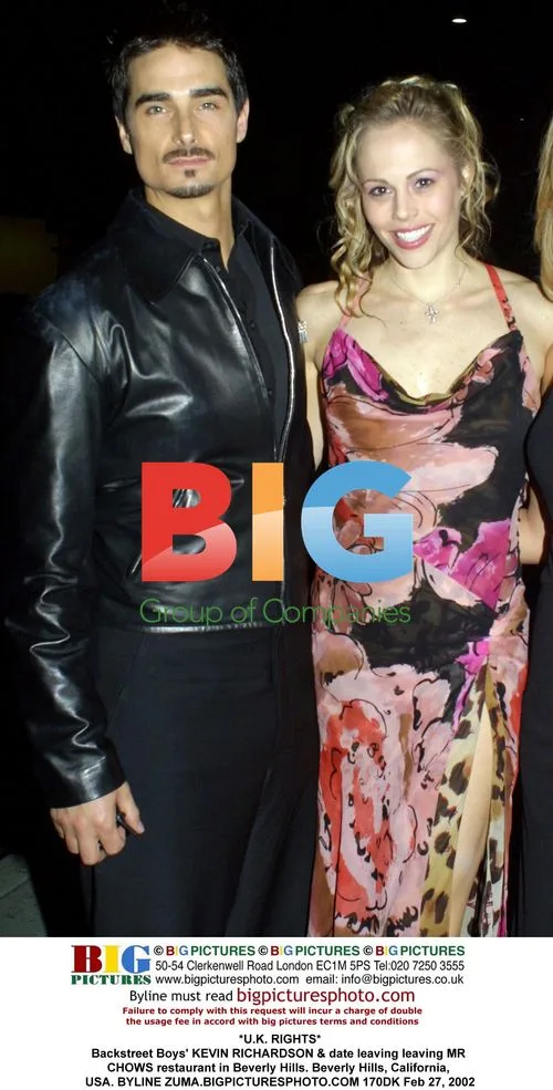 Backstreet Boys' Kevin Richardson & date leaving MR CHOWS