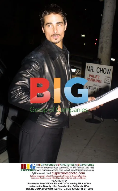 Backstreet Boys' KEVIN RICHARDSON leaving MR CHOWS