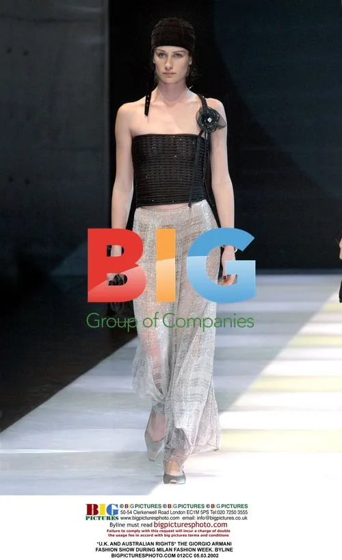 Giorgio Armani Fashion Show at Milan Fashion Week