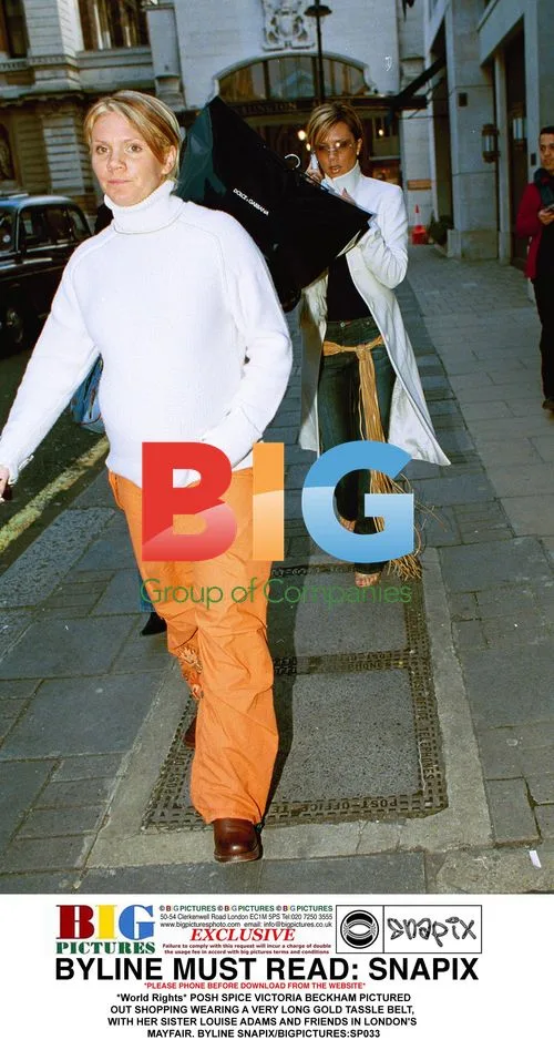 Posh Spice Shopping in Mayfair