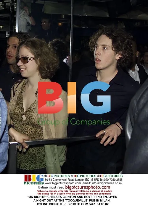 Chelsea Clinton and Boyfriend at Milan Pub